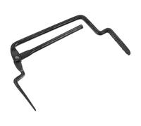 GALPADA Pince à Briques Réglable en Acier Noir pour Construction, Outil Robuste pour Soulever Plusieurs Briques la Fois, pour Maçonnerie