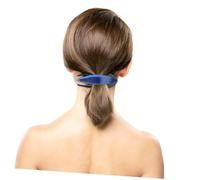 GALPADA Pince à Cheveux Plates Pour Cheveux Fins Grosse Taille Bleu Noble Accessoire Coiffure Femmes Usage Quotidien Griffes Sans Courbure
