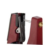 GALPADA Pince Applicateur pour Étiquettes Oreille Alliage Aluminium Rouge Outil Précis pour Identification Bovins Ovins Porcs et Chevaux Facile à Utiliser sans Risque de Déchirure