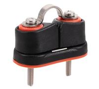 GALPADA Pince de Serrage en Acier Inoxydable avec Nylon, Installation Facile et Matériau Robuste pour Cordes, pour Kayaks et Yachts Noirs