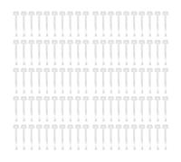 GALPADA Pinceau à Vernis à Ongles Gel Blanc en Plastique et Nylon, Lot de 400pcs, Outil de Manucure Facile à Utiliser pour Usage Professionnel et Personnel