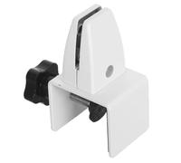 GALPADA Pinces de Fixation en Alliage d'Aluminium Réglables pour Cloisons de Bureau en Verre ou Bois, Support Robuste pour Bureaux Partagés et Environnements Professionnels