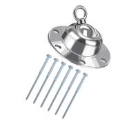 GALPADA Piquet Dattache Chien Robuste Rotation Portable pour Extérieur Jardin Camping Kit Piquet Clous Longs
