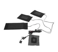 GALPADA Plaque Chauffante USB pour Vêtements D'hiver, Chauffe Rapide, Anti-plis, en Fibre Complexe Noire, Compatible Pulls et Gilets, pour Activités Extérieures