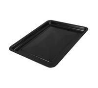 GALPADA Plaque de Cuisson Émaillée Noire Résistante à Usure Antiadhésive pour Pâtisserie Pizza et Crêpes Compatible Four Nettoyage Facile Usage Domestique et Professionnel
