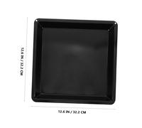 GALPADA Plaque de Cuisson Émaillée Noire Robuste Lèchefrite Professionnelle pour Four Commercial Plateau Profond pour et Rôtis