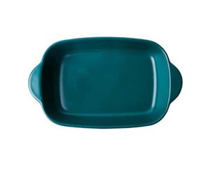 GALPADA Plaque de Cuisson en Céramique Verte Résistante à Haute Température Poignées Plat de Cuisson pour Four et Micro-ondes Réchauffe