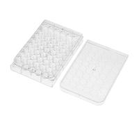 GALPADA Plaque de Culture Cellulaire en Plastique 48 Puits Couvercle, Réduit le Risque, Stabilité Accrue pour Laboratoire de Biologie