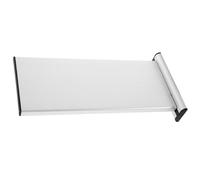 GALPADA Plaque de Porte Bureau en Alliage d'Aluminium Double Face 12X28 CM, Panneau Signalétique Vierge Personnalisable, pour Identification Murale en Entreprise, Lot Unique