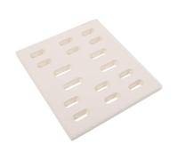 GALPADA Plaque de Répartition en Céramique pour Barbecue à Gaz Structure Microporeuse Dense et Conception Géométrique Optimisée Flux d'air Cuisine Professionnelle