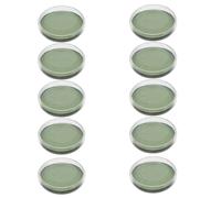 GALPADA Plaques D'agar pour Microbiologie, Lot de 10 Pièces, Haute Pureté, Large Application pour Développement Pharmaceutique et Surveillance Environnementale