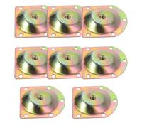 GALPADA Plaques de Fixation Plaques de Inclinées à Pieds de Meubles pour 8pcs pour Prolonger la Durée de Vie des Bancs et Canapés
