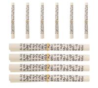 GALPADA Plaques de Porte Mezouza Rouleaux de Bénédiction Maison Juive Lot de 10 Objets Religieux 7,5 X 1 CM pour Chambranle de Porte