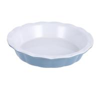 GALPADA Plat à Tarte en Céramique à Bord Ondulé, Plat de Cuisson Profond Multi-Usage pour Tartes et Pizzas, Adapté aux Petites Fêtes et Repas en Famille