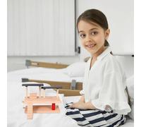 GALPADA Plate-Forme de Gare Bois à Double Niveau Modèle de Quai de Train Bois Léger et Portable Accessoire de Circuit de Train DIY pour Garçon Fille de Simulation Éducatif