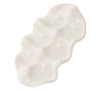 GALPADA Plateau à Œufs en Céramique Vintage Organisateur de Stockage d'Œufs pour Réfrigérateur Support de Protection d'Œufs 12 Œufs Décoration Cuisine