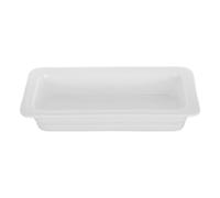 GALPADA Plateau de Buffet Rectangulaire en Céramique Blanc Système de Chauffage Uniforme et Rétention de Chaleur pour Grands Rassemblements et Hôtels