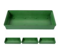 GALPADA Plateau de Composition en Plastique Vert Réutilisable 4 Pièces pour Mousse Fleurs Artificielles, Facile à Utiliser, pour Événements et Décorations à Grosse Échelle