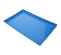 GALPADA Plateau pour Cage Chien et Bac à Toilettes pour Animaux en Plastique Réutilisable, Grand Format, Facile à Remplacer, Empêche Les Liquides de S'écouler, Bleu, pour Chiens et Lapins
