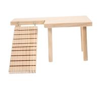 GALPADA Plateforme pour Cage de Hamster avec Échelle Escalade Enrichissement pour Hamster Nain Accessoire Ludique pour Cage Animaux de Compagnie
