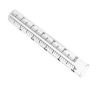 GALPADA Pluviomètre Verre avec Fond Plat et Échelle Tube à Essai Résistant pour Mesures de Pluie Extérieur pour Agriculture et Recherches Climatiques