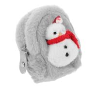 GALPADA Pochette à Peluche Mignonne Porte-clés Pratique pour Affaires Organisateur Écouteurs Design De Bonhomme à Main Portable Et Adorable