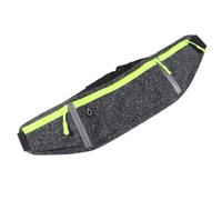 GALPADA Pochette de Course Étanche à Trois Compartiments pour Coureurs | Tpu et Couche Caoutchouc, Fermetures Rapides Lisses, Tissu Réfléchissant, Clés et Gels Énergétiques