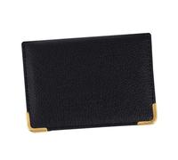 GALPADA Pochette en Cuir PU pour Cartes de Crédit et Identité, Étui Protecteur Compact Compartiments Multiples, Porte-Banque pour Voyage et Transport Quotidien