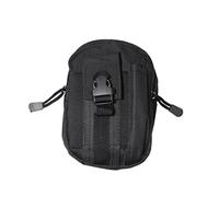 GALPADA Pochette Multifonctionnelle De Oxford Noir Sac De Ceinture Étanche pour Activités De Plein Air pour Sport Camping