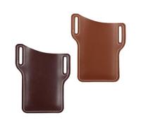 GALPADA Pochette Smartphone en Cuir PU 2 Pièces, Banane Portable Multifonctionnelle pour Randonnée et Shopping, Protection Anti-Chute et Utilisation Pratique Couleur Couleur Aléatoire