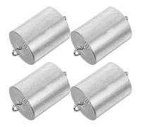 GALPADA Poids D’étalonnage Métalliques 4 Pièces 200g avec Double Crochet pour Balance de Laboratoire Précis, Masse D'étalonnage en Grammes, Usage Scientifique et Expérimentation Scolaire