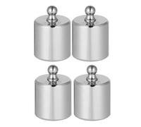 GALPADA Poids d'Étalonnage 4 Pièces Standard M2 100 G Acier pour Balances de Précision en Laboratoire et Éducation