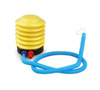 GALPADA Pompe Ballon Portable Mini Gonfleur Compact avec Tuyau Flexible Pompe Gonfler Ballon Plastique pour Jeux Piscine Bleu Jaune