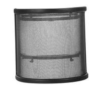 GALPADA Pop Filter Microphone U Forme Bonnette Mousse Microphone Portable Compatible Pare Brise Pratique pour Enregistrement et Diffusion Noir