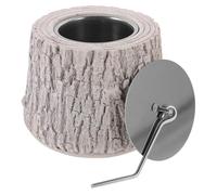 GALPADA Portable Fire Pit Acier Inoxydable Multifonction pour Camping et Chauffage Extérieur Compact et Stable pour Maison Jardin Balcon avec Couvercle Dextinction