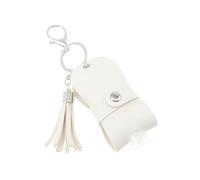 GALPADA Porte-clés Bouteille Porte-bouteille 30 Ml Petite Taille Plastique Blanc Couvercle Hermétique pour Voyage Sport Usage Quotidien