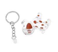 GALPADA Porte-clés Collection Souvenir Poils Animaux Transparent Compact pour Chien Chat Accessoire Bagage Décoratif Mémorial Pelage