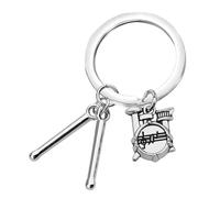 GALPADA porte-clés de de roche porte-clés couple bijoux de batteur porte-clés porte-clés à pendentifs porte-clés pilon pendentif pilon mini-pilons Métal Silver