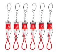 GALPADA Porte-clés Joyeux Halloween en Abs et Caoutchouc, Lot de 6 Pièces, Breloque Infirmière Design Gothique Unique, Accessoire Polyvalent pour Occasions Festives