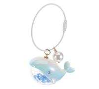 GALPADA Porte-clés Mignon Porte-clés Animal Lampes de Poche Porte-clés Baleine Charm Baleine Porte-clés Raffiné Mignon Peluche Porte-clés Couple, multicolore, 9.70X6.50X3.00CM, Novelty