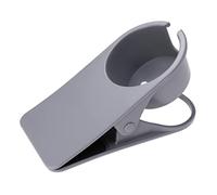 GALPADA Porte Gobelet Clip de Bureau Abs Gris Support Clip pour Tasse à Café et Bouteille Organisateur Compact Spill pour Maison et Bureau