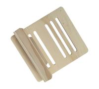 GALPADA Porte-livre Portable en Bois Couleur Kaki Design Simple, Support Pliable pour Partitions Musicales et Recettes, Maison et Gain de Place