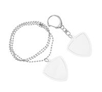 GALPADA Porte-médiator pour Guitare en Plastique et Métal, Rangement Portable avec Porte-clés et Collier, Organisateur Polyvalent pour Joueurs de Guitare en Concert la Maison