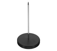 GALPADA Porte-mémos à Pointe en Acier Inoxydable Noir avec Fourchette Moderne, Facile à Insérer, pour Restaurants et Hôtels