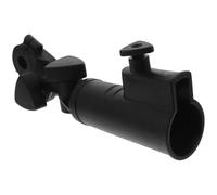 GALPADA Porte-Parapluie pour Chariot de Golf Réglable, Noir, Plastique | Pince Ajustable, Angle Modulable, Démontage Rapide, Compatible Poussette, Fauteuil Roulant et Trolley