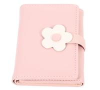 GALPADA Portefeuille Femme PU Décoré Fleurs à Main Pratique pour Cartes Et Monnaies Élégant Et pour Anniversaire Et Saint-Valentin