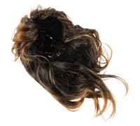 GALPADA Postiche Noire Homme Style Punk Disco en Soie K et P, Confortable et Facile à Coiffer, pour Soirées en Discothèque ou Occasions Quotidiennes Couleur Aléatoire