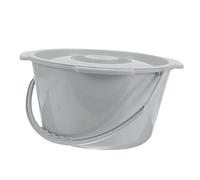 GALPADA Pot de Chambre Léger et Réutilisable en Plastique Adulte avec Couvercle et Poignée pour Personnes Âgées et Femmes Enceintes, Usage Quotidien