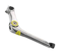 GALPADA Potence Rehausseur Argenté en Vélo D'aluminium Réglable Alliage de 22,2 Mm de Guidon Ajustement Rapide pour VTT et Vélos pour Randonnées et Déplacements Quotidiens