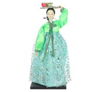 GALPADA Poupée De Style Coréen Hanbok 30 Cm Poupée Coréenne De Table Décoration Traditionnelle Coréenne Robe Colorée Artisanale Collection Et Décoration D'intérieur